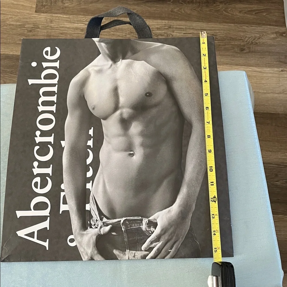 Vintage Abercrombie & Fitch From Early 2000s Large Shopping Bags set of 2